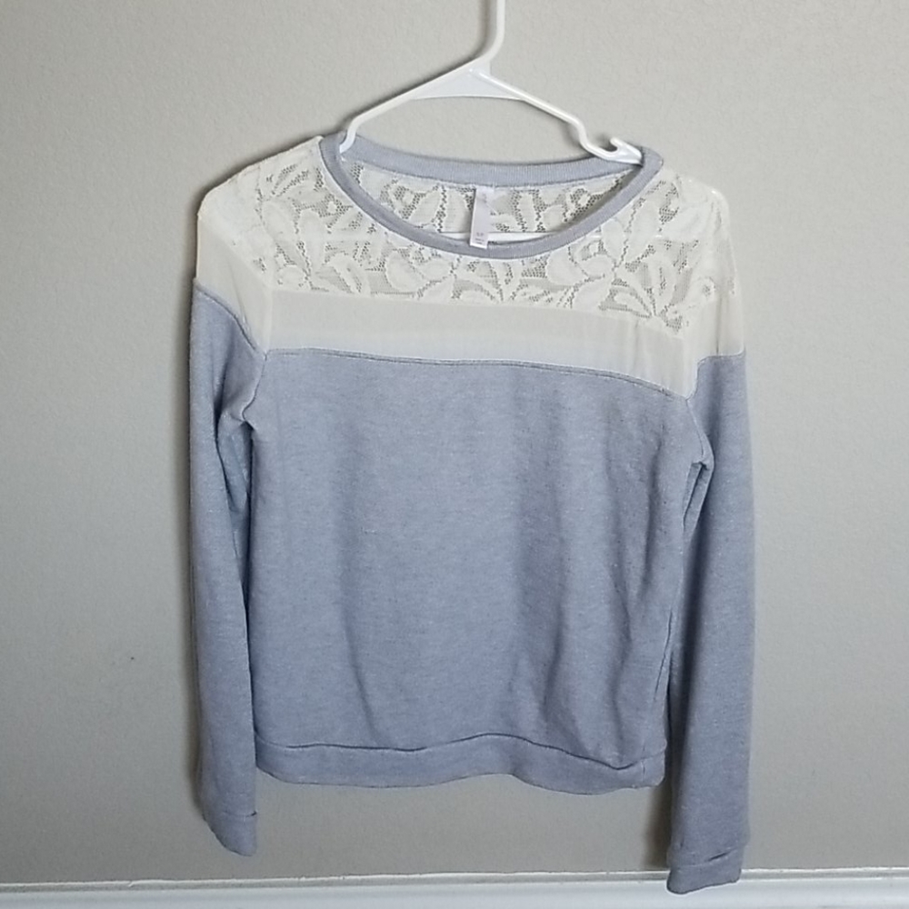 Cute lace sweater